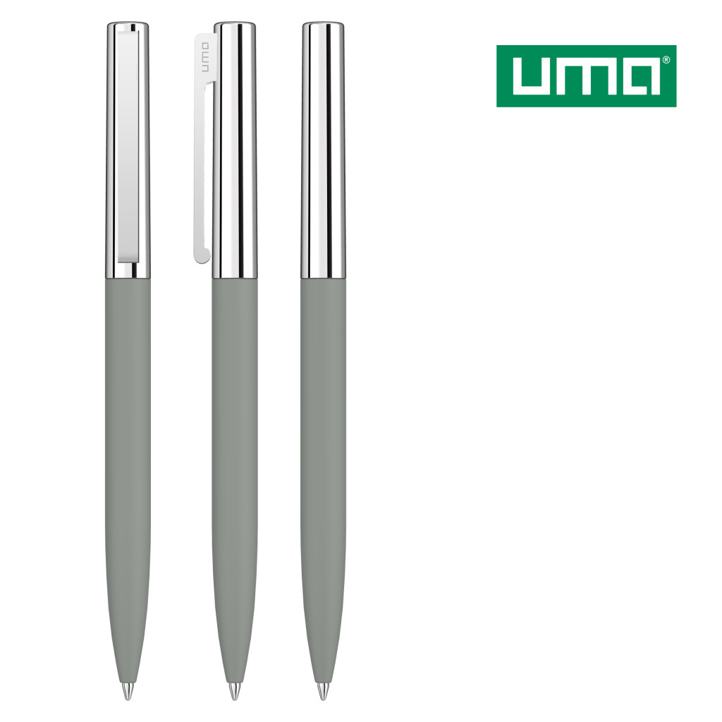 UMA BRIGHT GUM Drehkugelschreiber – Grau