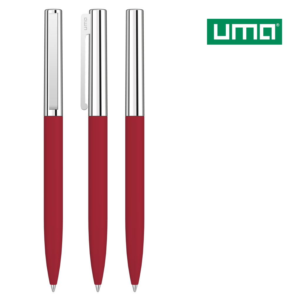 UMA BRIGHT GUM Drehkugelschreiber – Rot