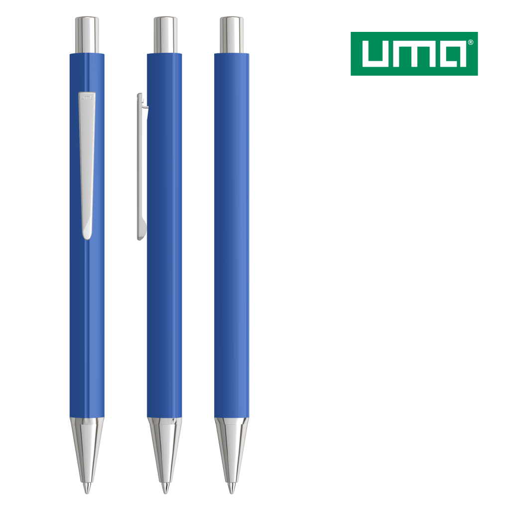 UMA PYRA GUM Druckkugelschreiber – Mittelblau