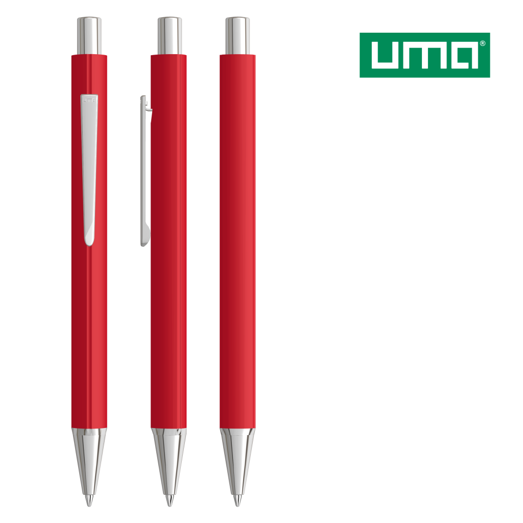 UMA PYRA GUM Druckkugelschreiber – Rot