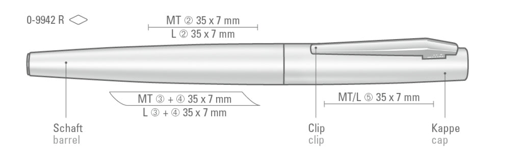 UMA SOUL R Rollerball – Druckskizze
