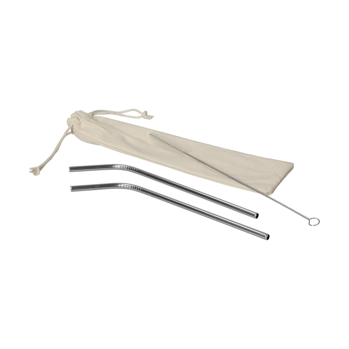 Strohhalm-Set „Steel“