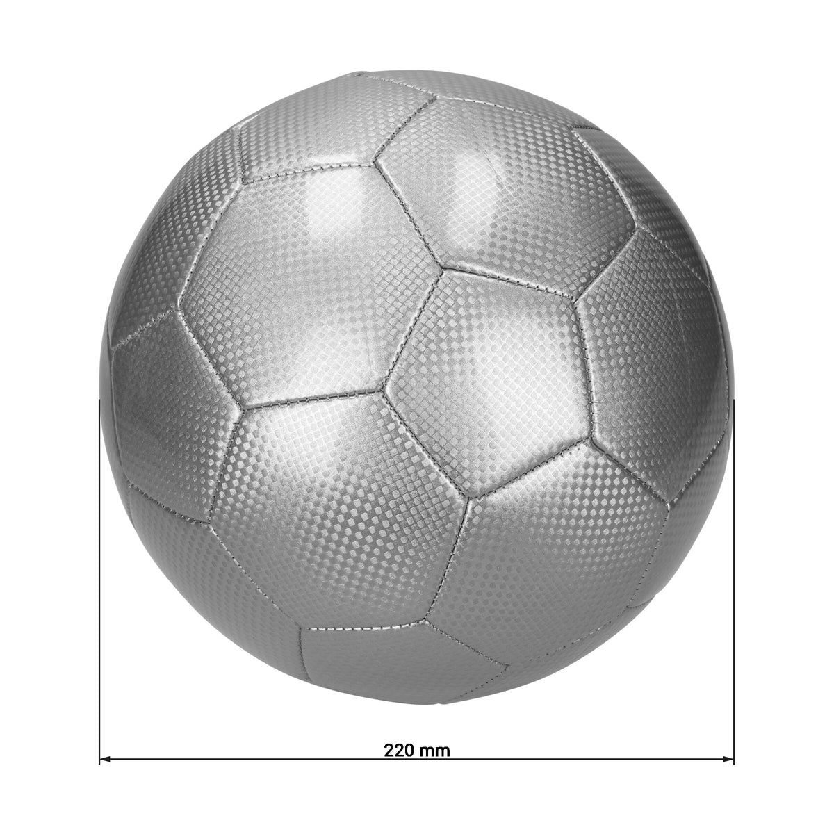 Fußball „Carbon“, groß als Werbeartikel mit Logo