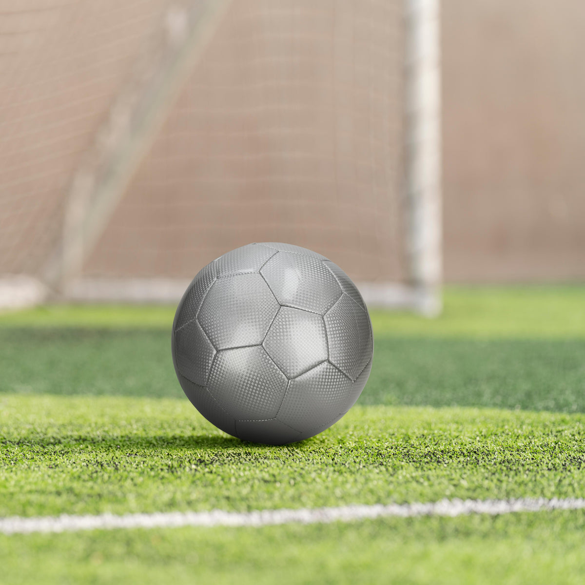 Fußball „Carbon“, groß als Werbeartikel mit Logo