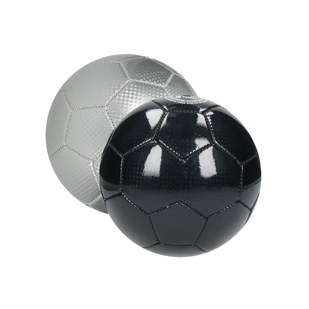 Fußball „Carbon“, klein als Werbeartikel mit Logo