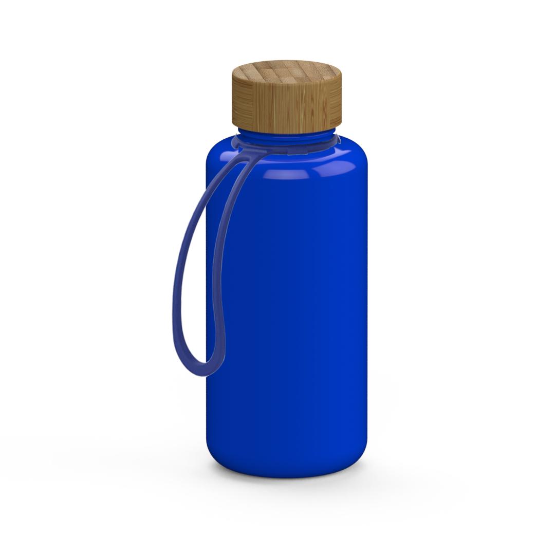 Trinkflasche „Natural“, 1,0 l, inkl. Strap als Werbeartikel mit Logo