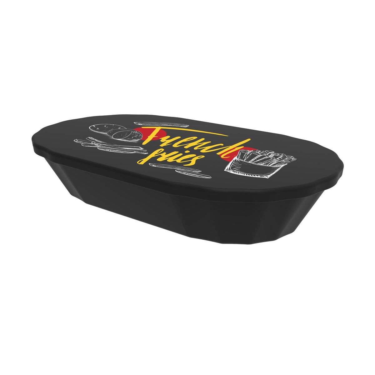 Snackschale „ToGo“, mit Deckel als Werbeartikel mit Logo