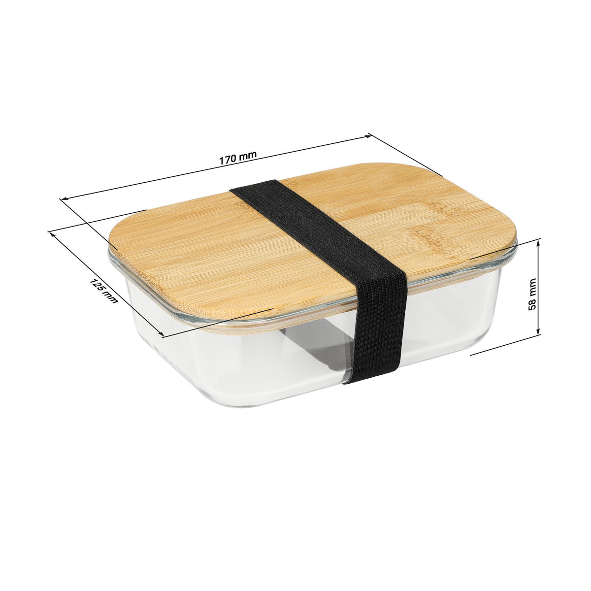 Glasbox „Balance“ 17x12,6x5,5 cm als Werbeartikel mit Logo