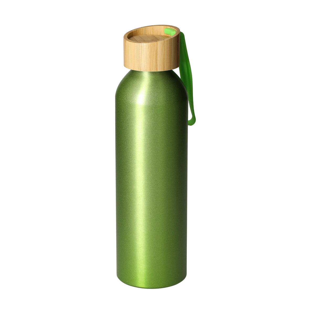 Aluminiumflasche „Bamboo“ 0,6 l als Werbeartikel mit Logo