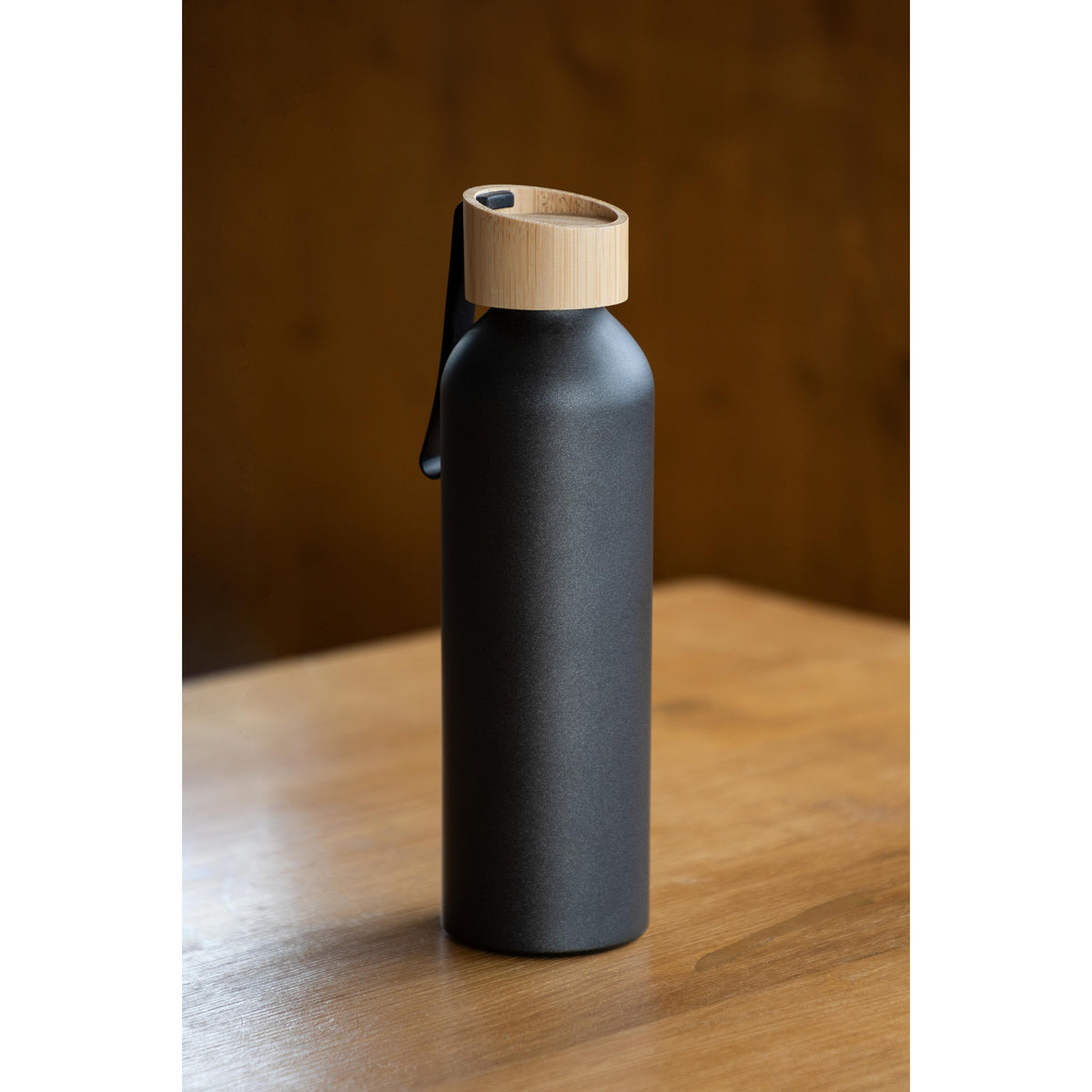 Aluminiumflasche „Bamboo“ 0,6 l als Werbeartikel mit Logo