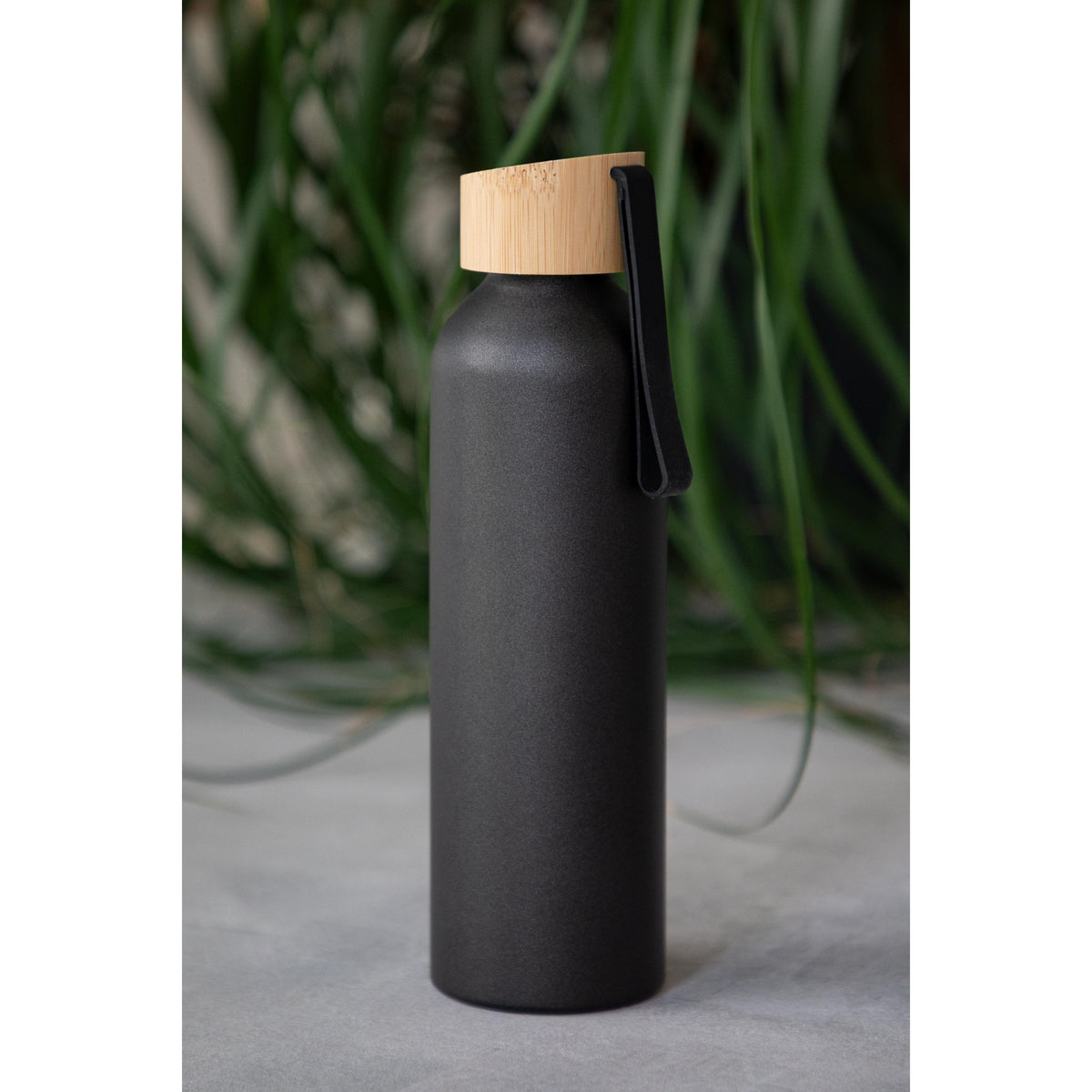 Aluminiumflasche „Bamboo“ 0,6 l als Werbeartikel mit Logo