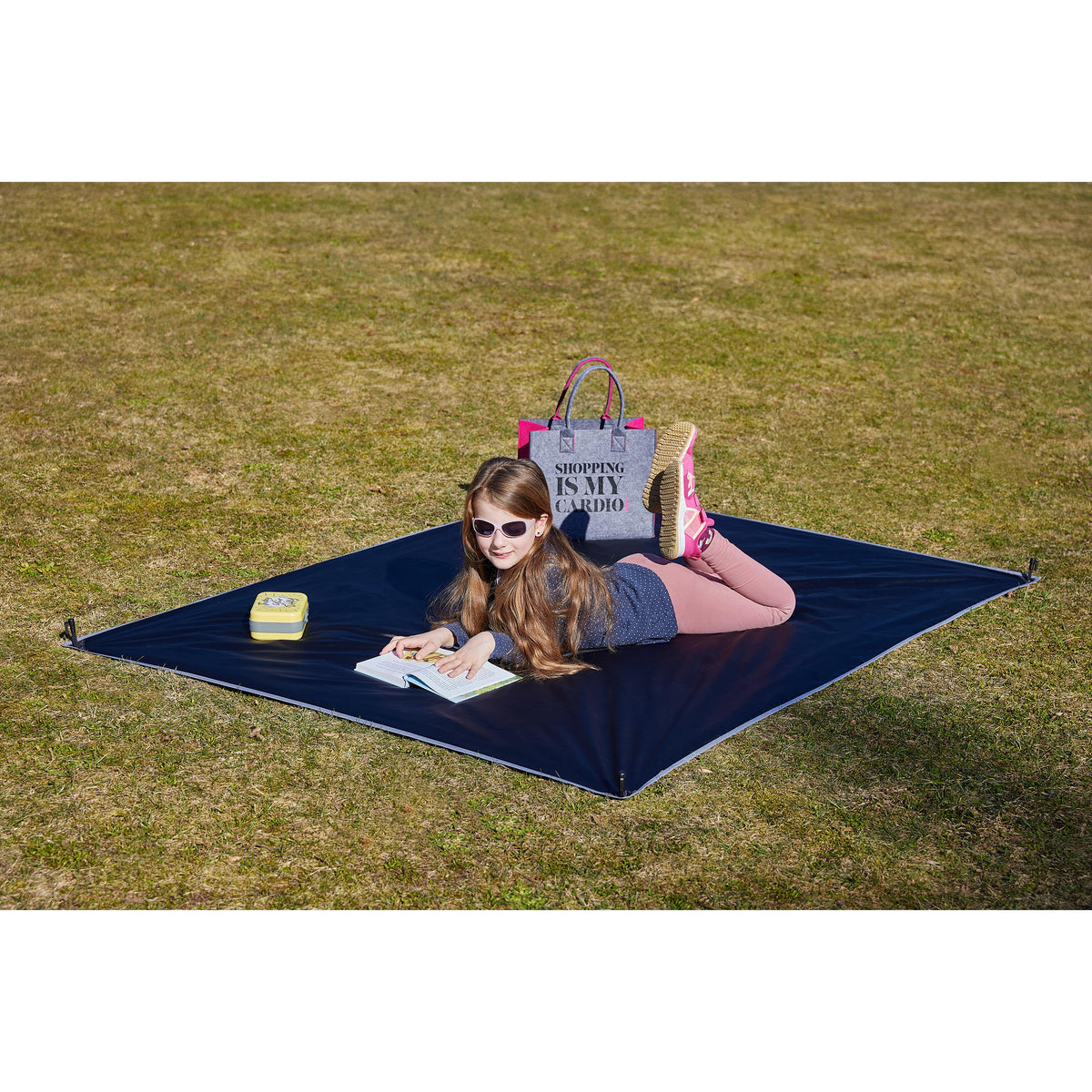 Outdoor Decke „Relax“ als Werbeartikel mit Logo