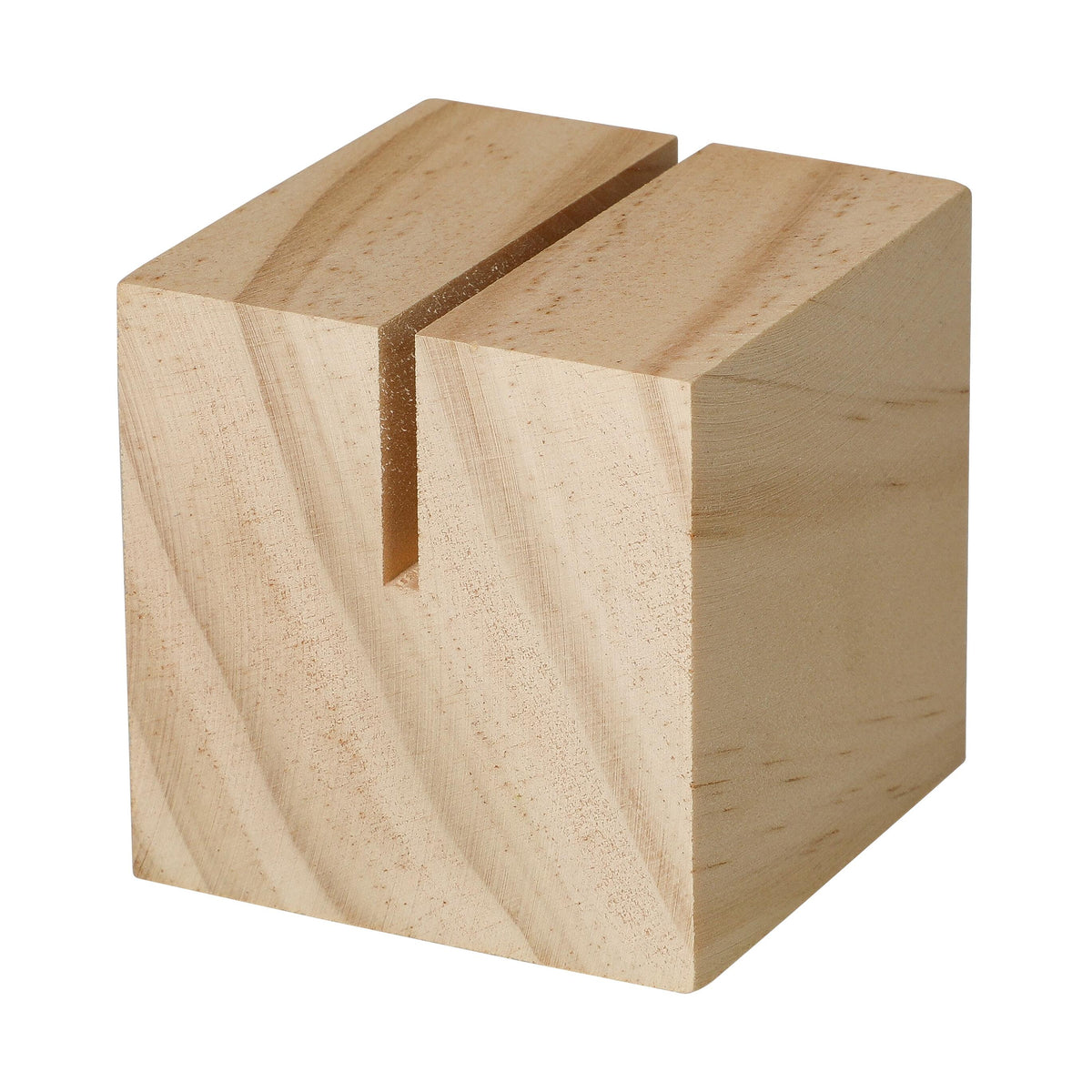 Holzmenükartenhalter „Cube“ als Werbeartikel mit Logo