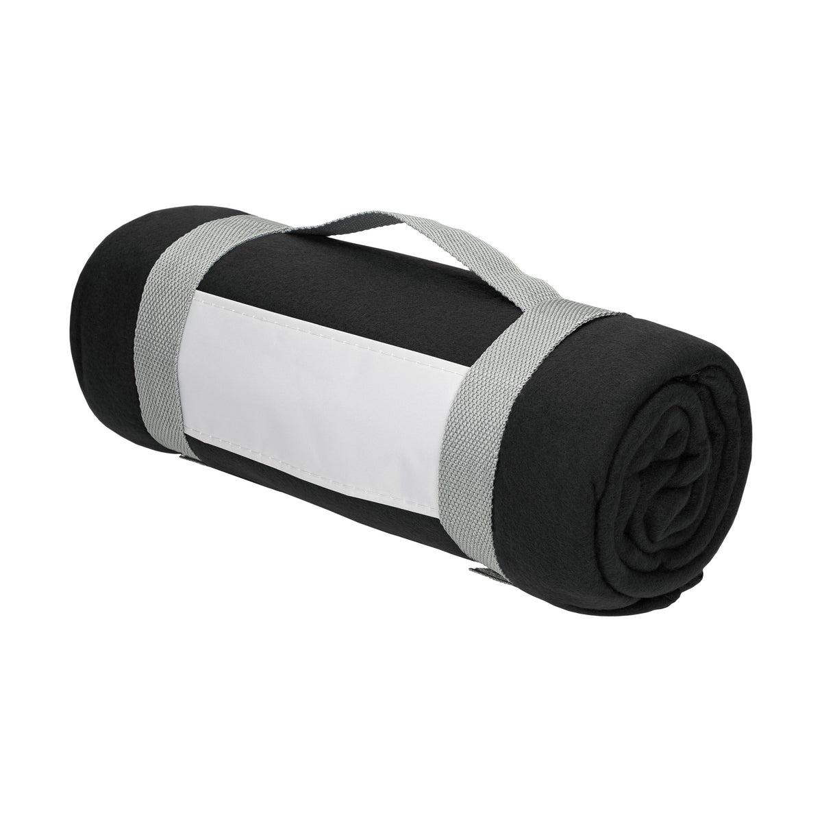 Fleecedecke „Basic“, 150x120 cm – Schwarz