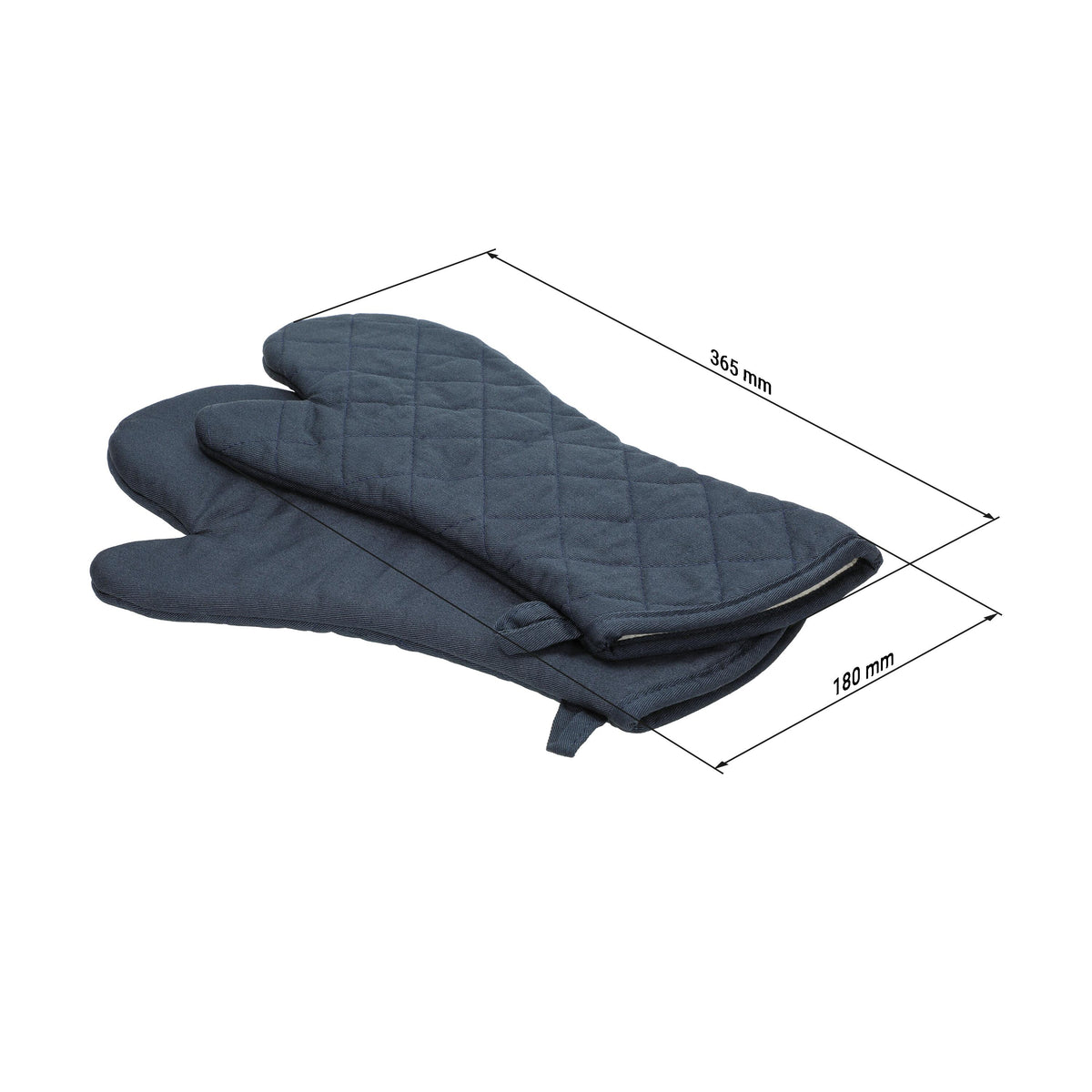 Ofenhandschuh „Heat resistant“, 2er Set als Werbeartikel mit Logo