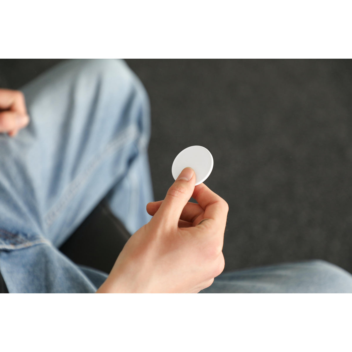 Kunststoff-Chip „40 mm“ als Werbeartikel mit Logo