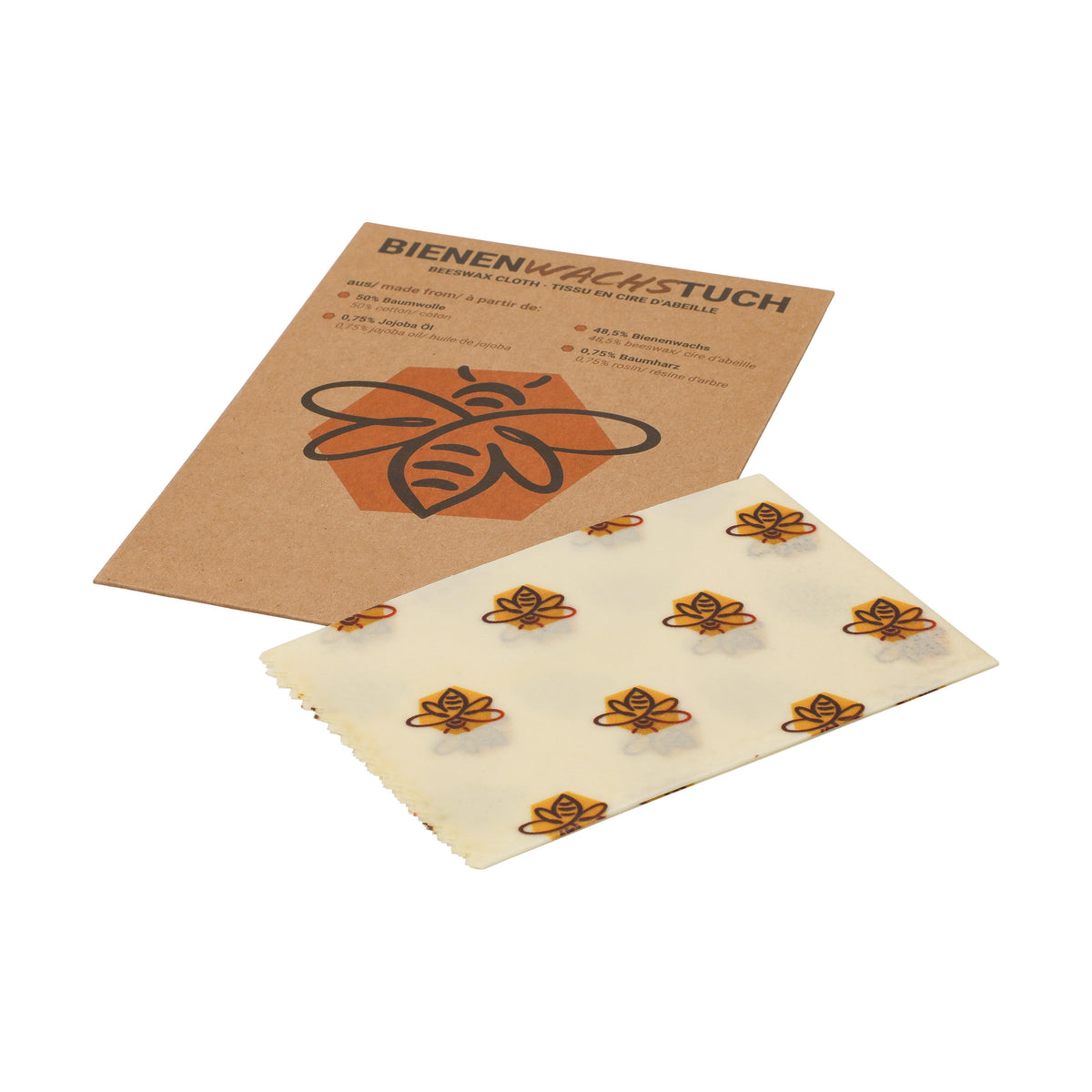 Bienenwachstuch „Beeologic“ als Werbeartikel mit Logo