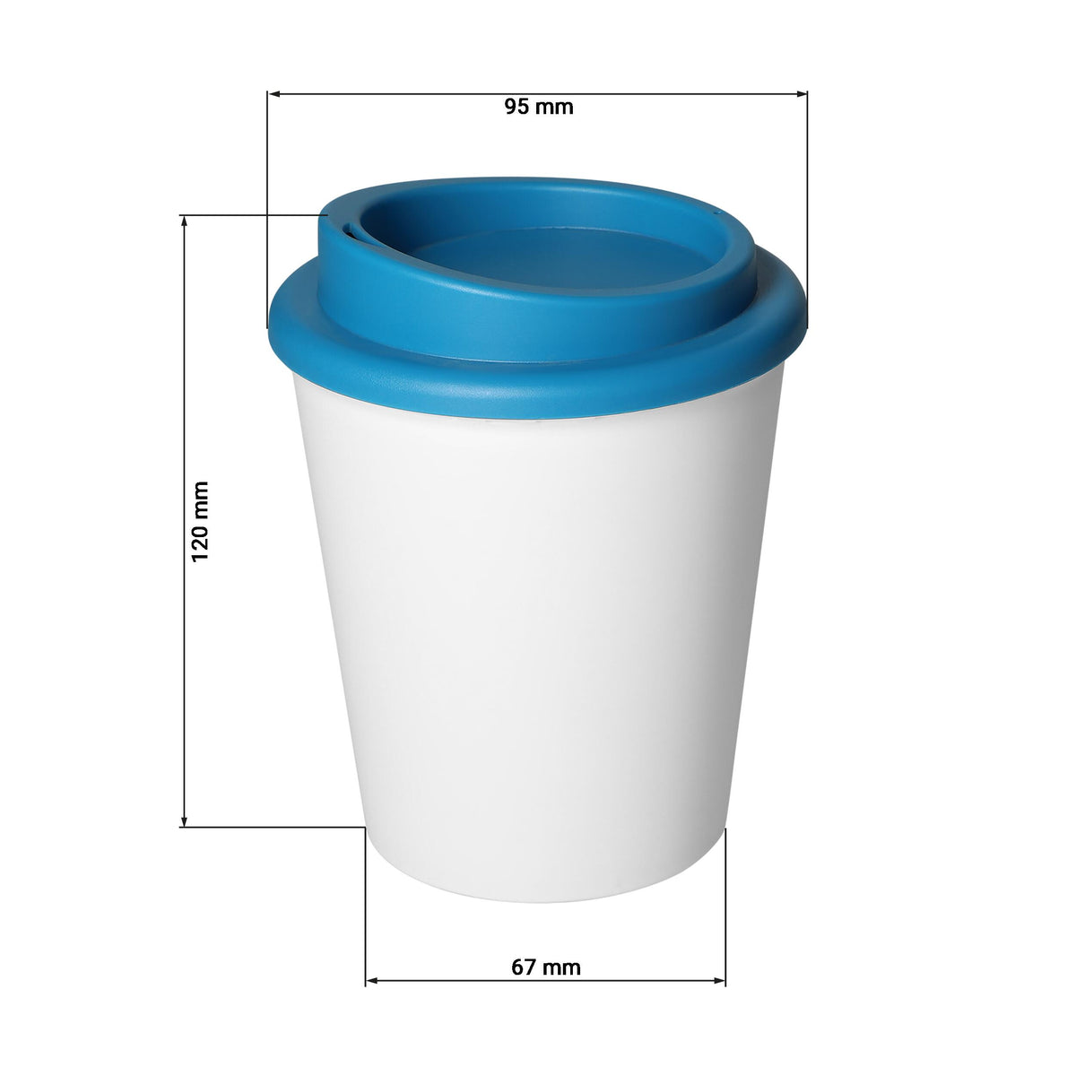 Kaffeebecher „Premium“, small upcycling als Werbeartikel mit Logo