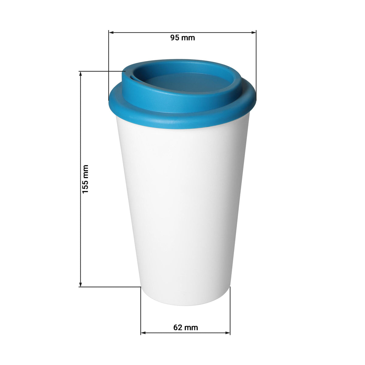 Kaffeebecher „Premium“, upcycling als Werbeartikel mit Logo