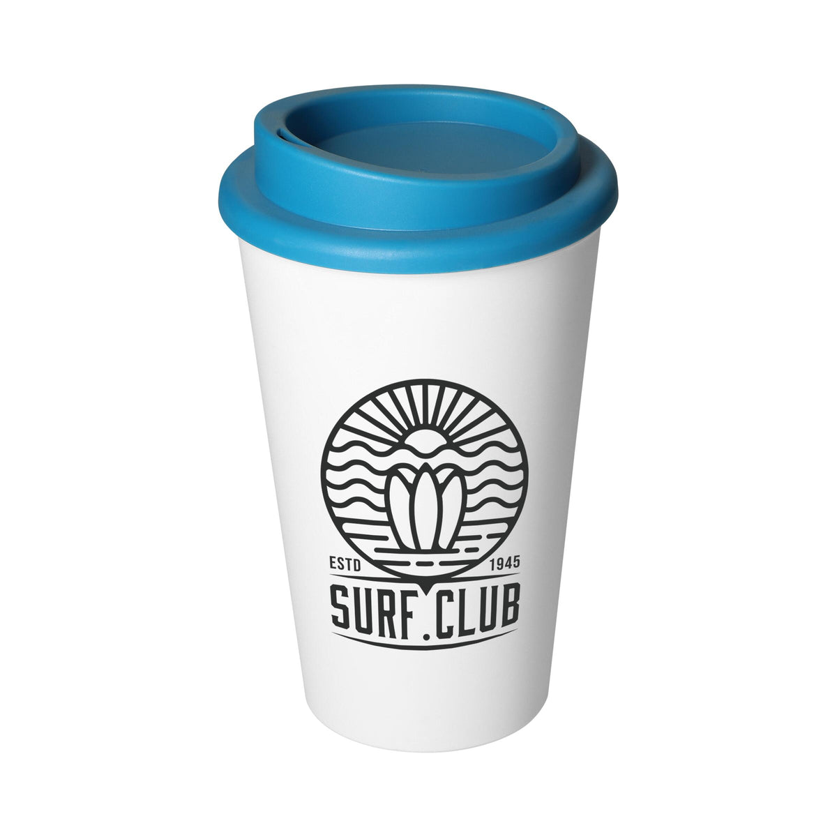 Kaffeebecher „Premium“, upcycling als Werbeartikel mit Logo