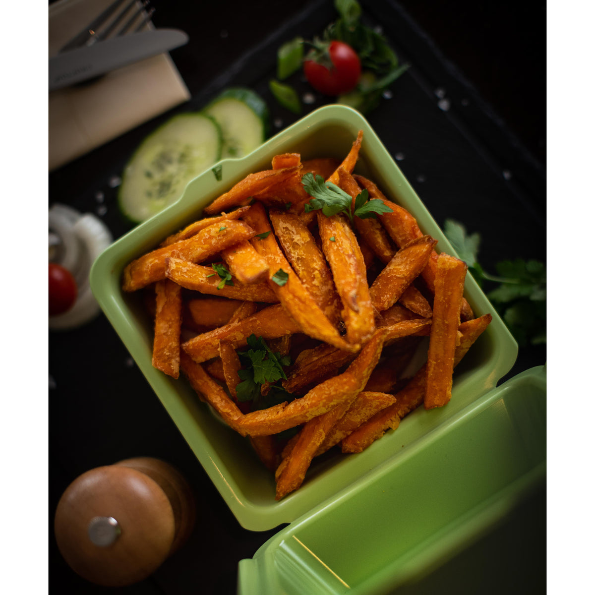 Burgerbox „ToGo“ als Werbeartikel mit Logo
