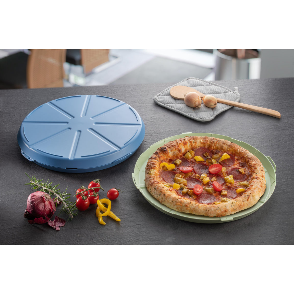 Pizzabox „ToGo“ als Werbeartikel mit Logo