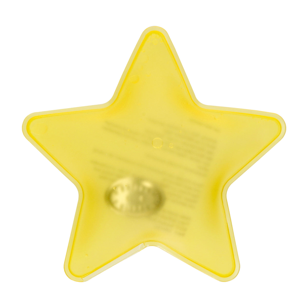 Gel-Wärmekissen „Stern“, klein als Werbeartikel mit Logo