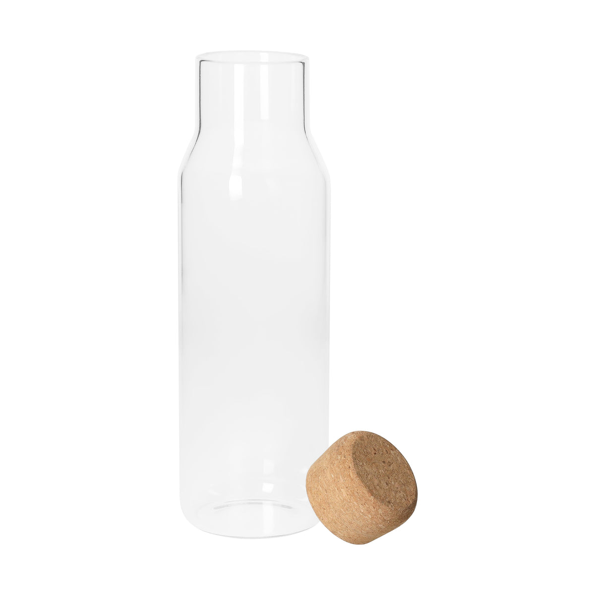 Glaskaraffe „Pour“, 1,1 l als Werbeartikel mit Logo