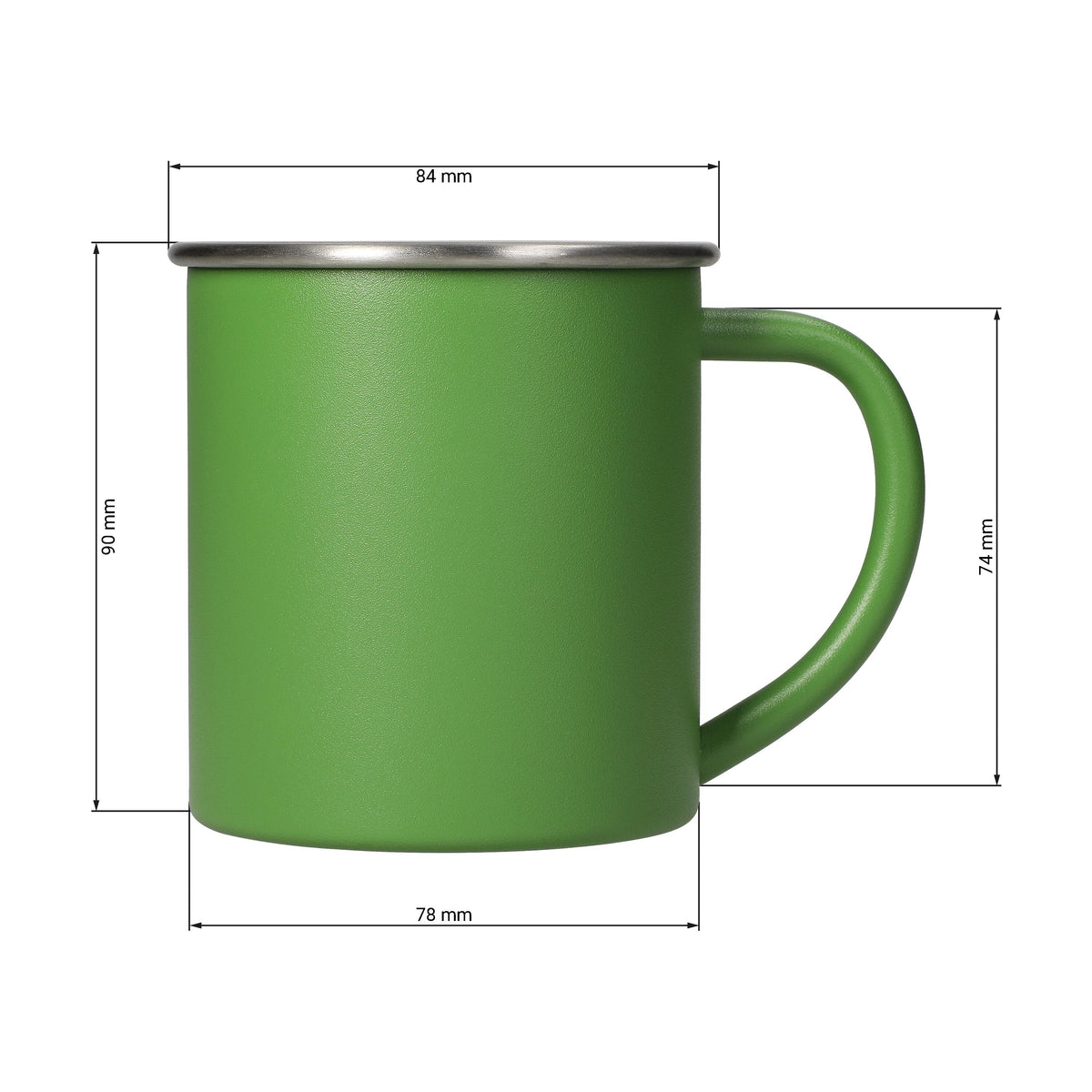 Edelstahlbecher „Adventura“, 340 ml als Werbeartikel mit Logo