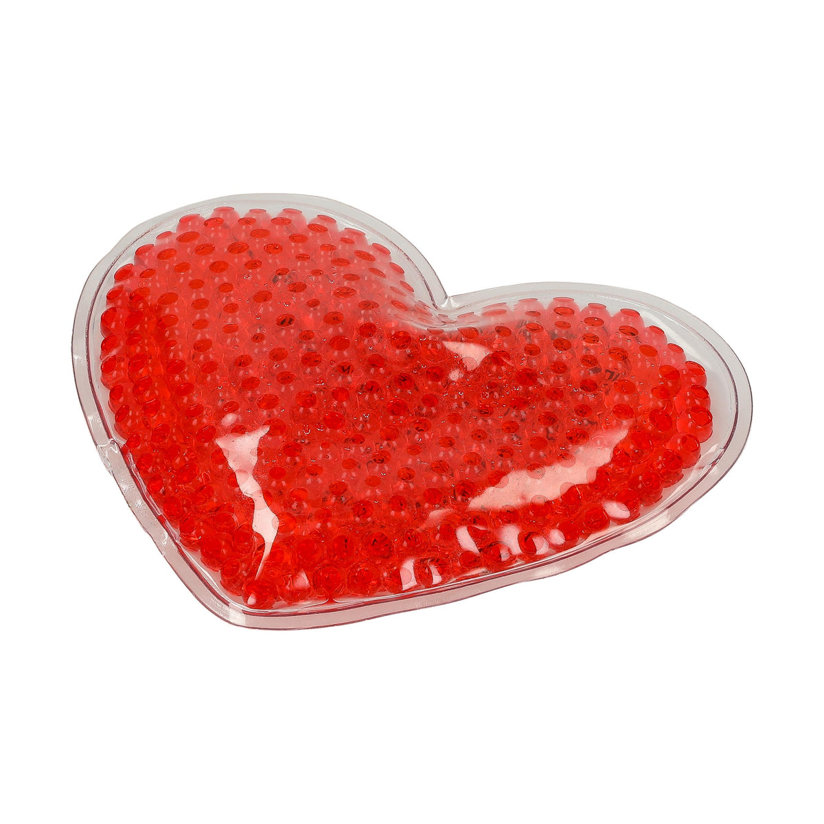Kühl-/Wärmekissen „Bead“, Herz als Werbeartikel mit Logo