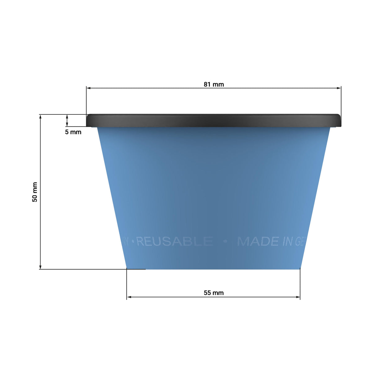 Dipbecher „ToGoPlus“, 100 ml als Werbeartikel mit Logo