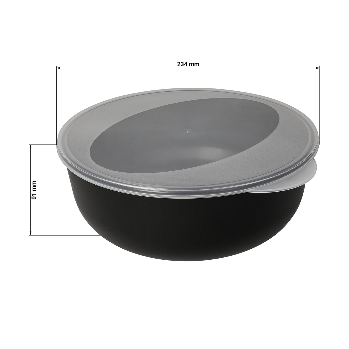 Food-Bowl „ToGo“, Classic, 2,2 l als Werbeartikel mit Logo