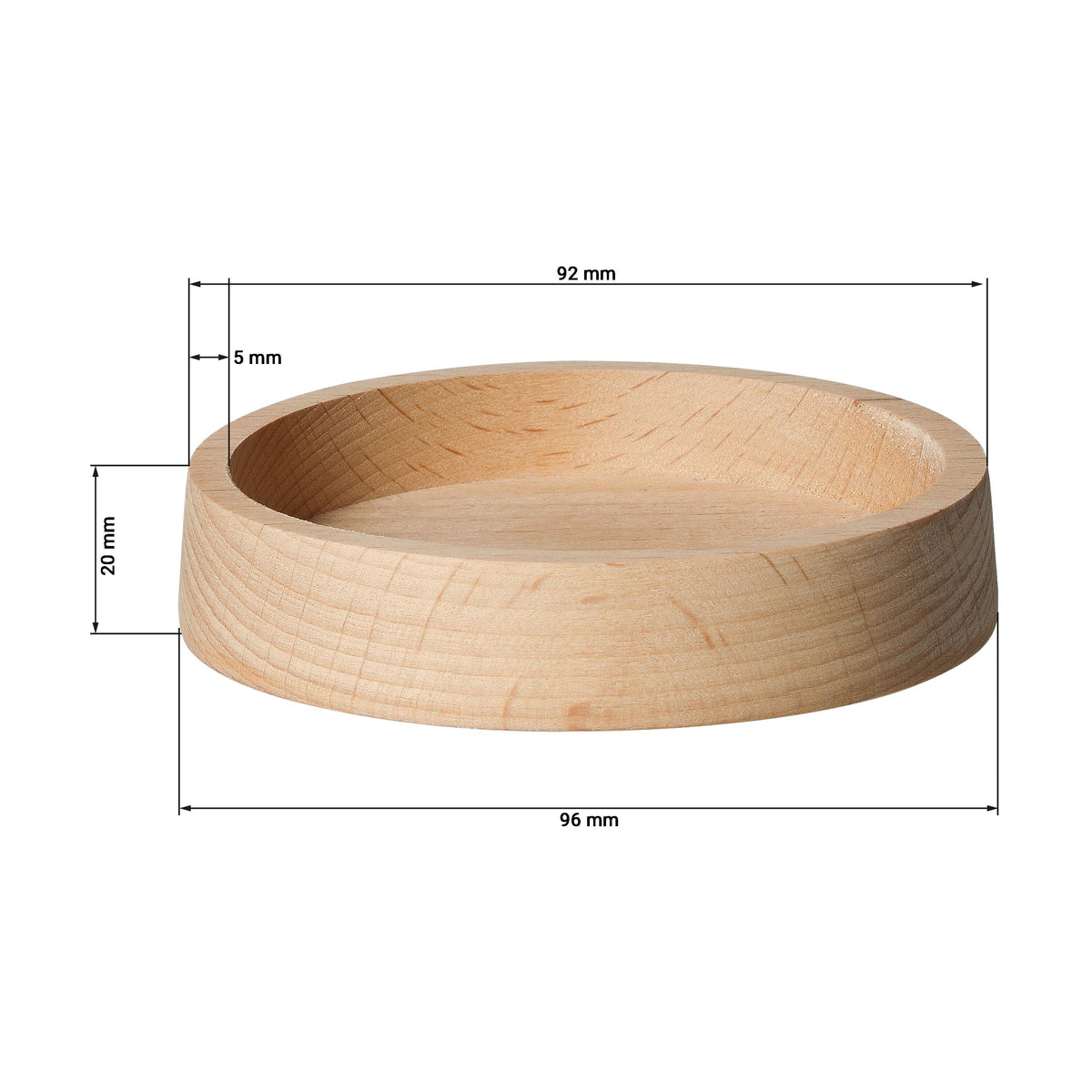 Untersetzer „Beech“ als Werbeartikel mit Logo