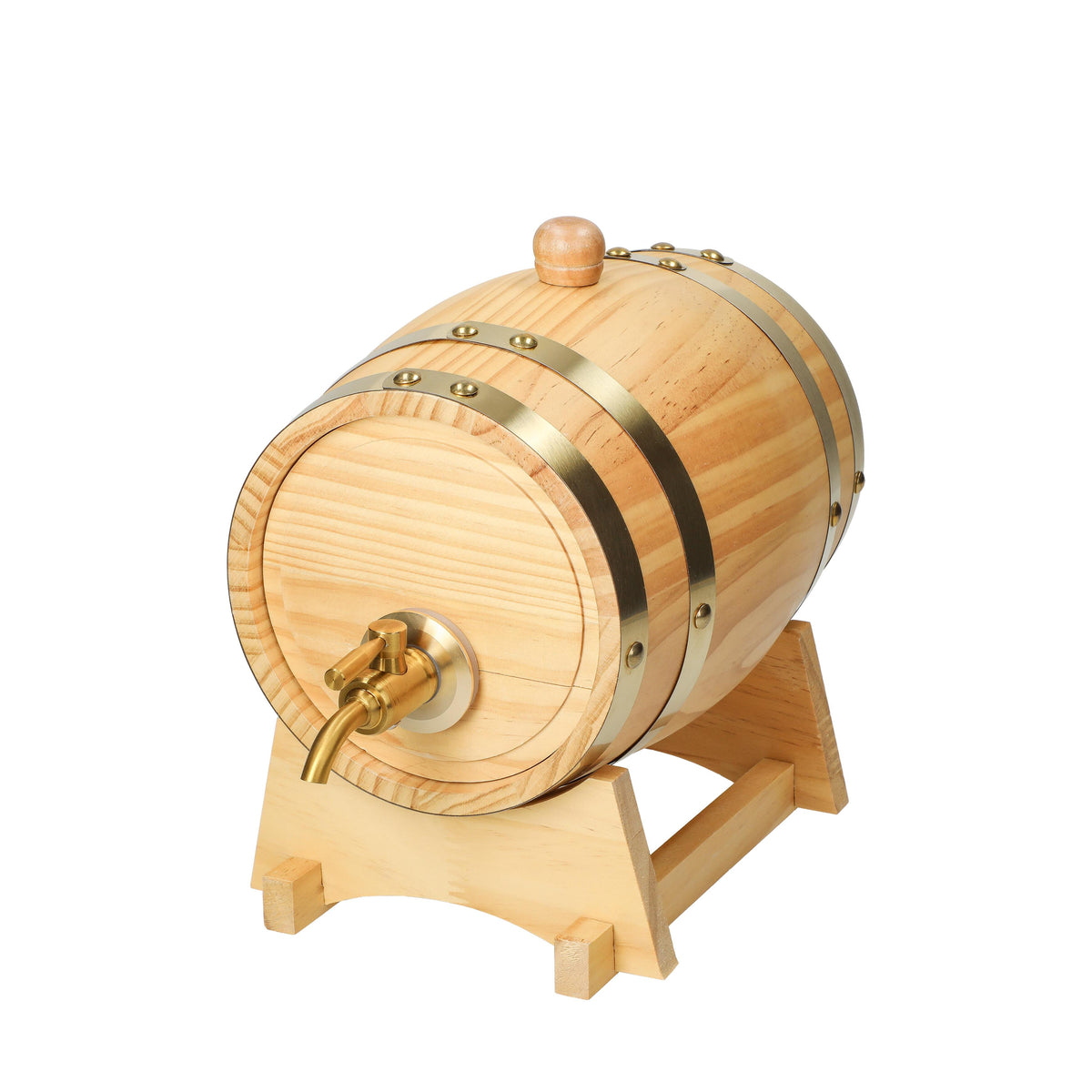 Holzfass „Timber“, 1 l als Werbeartikel mit Logo