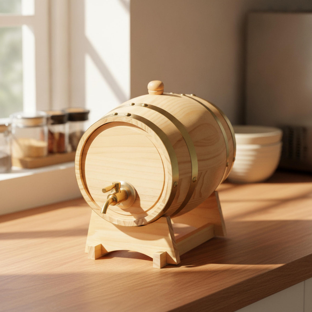Holzfass „Timber“, 3 l als Werbeartikel mit Logo