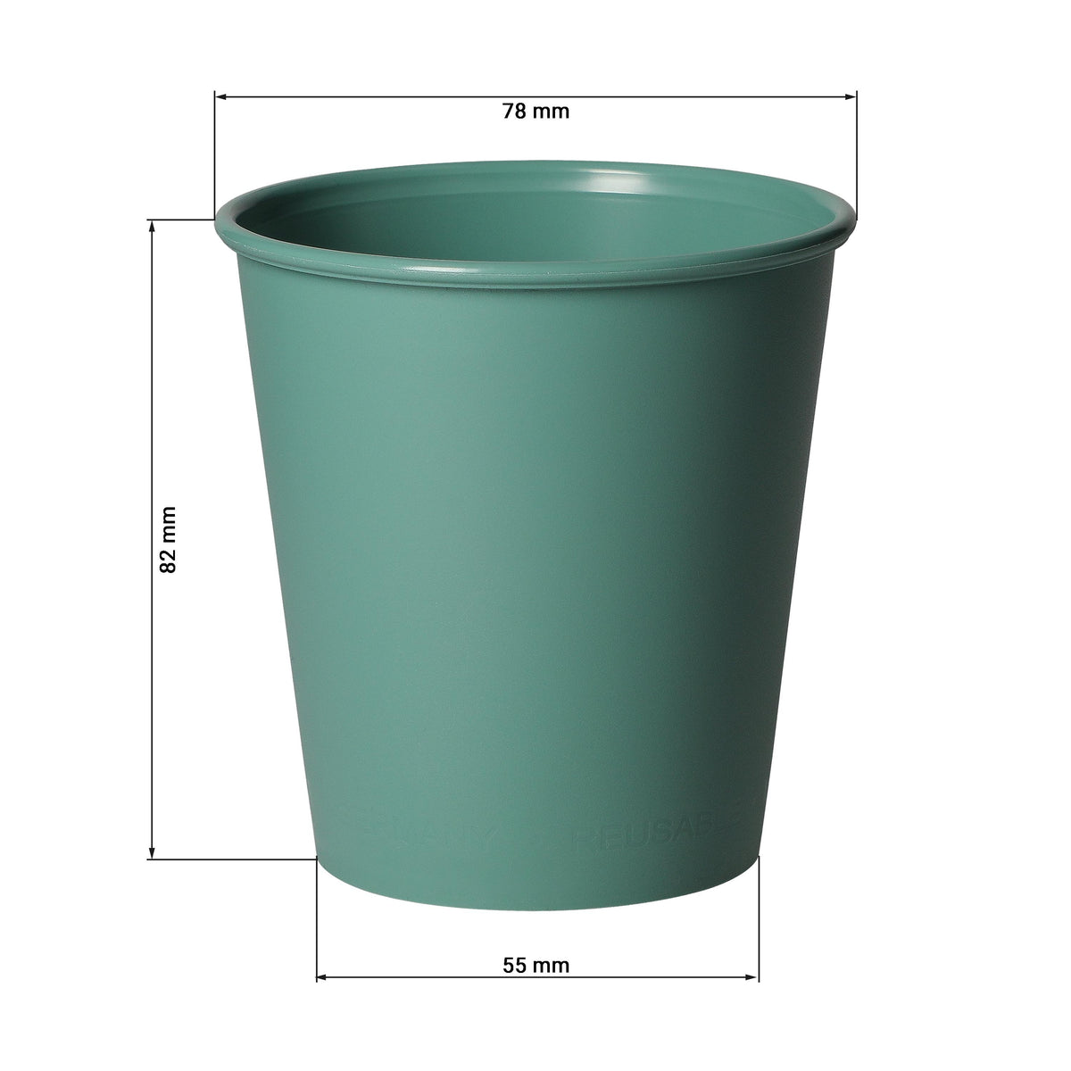 Becher „ToGo“, 200 ml – nachhaltige Ausführung als Werbeartikel mit Logo