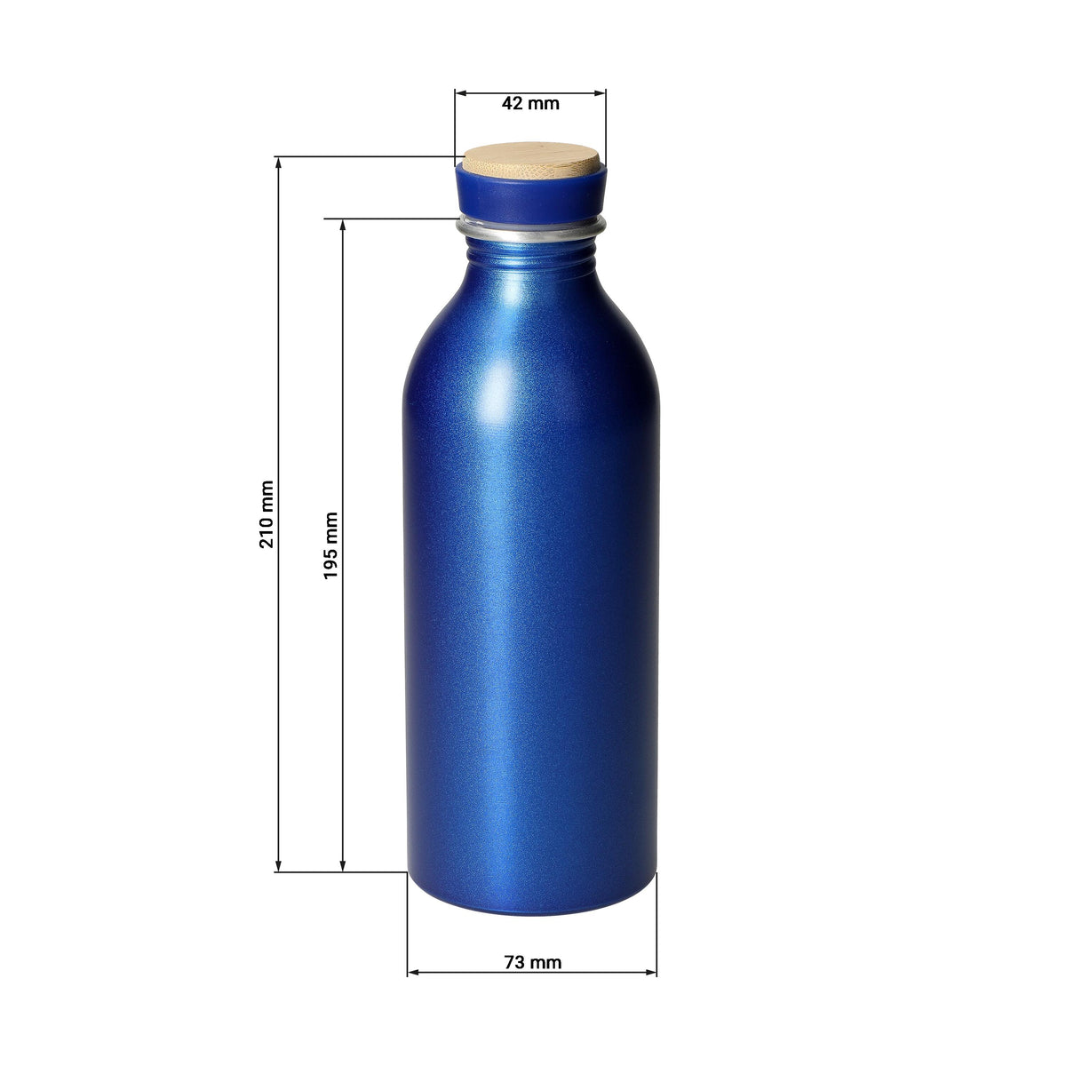 Aluminiumflasche „Breeze“, 650 ml als Werbeartikel mit Logo