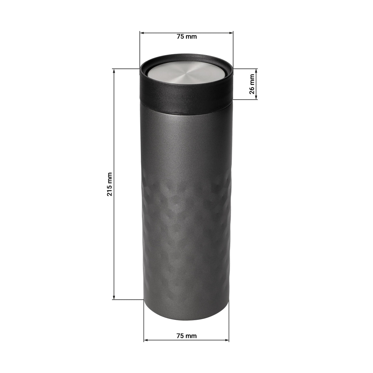 Thermobecher „Crystal“, 450 ml als Werbeartikel mit Logo