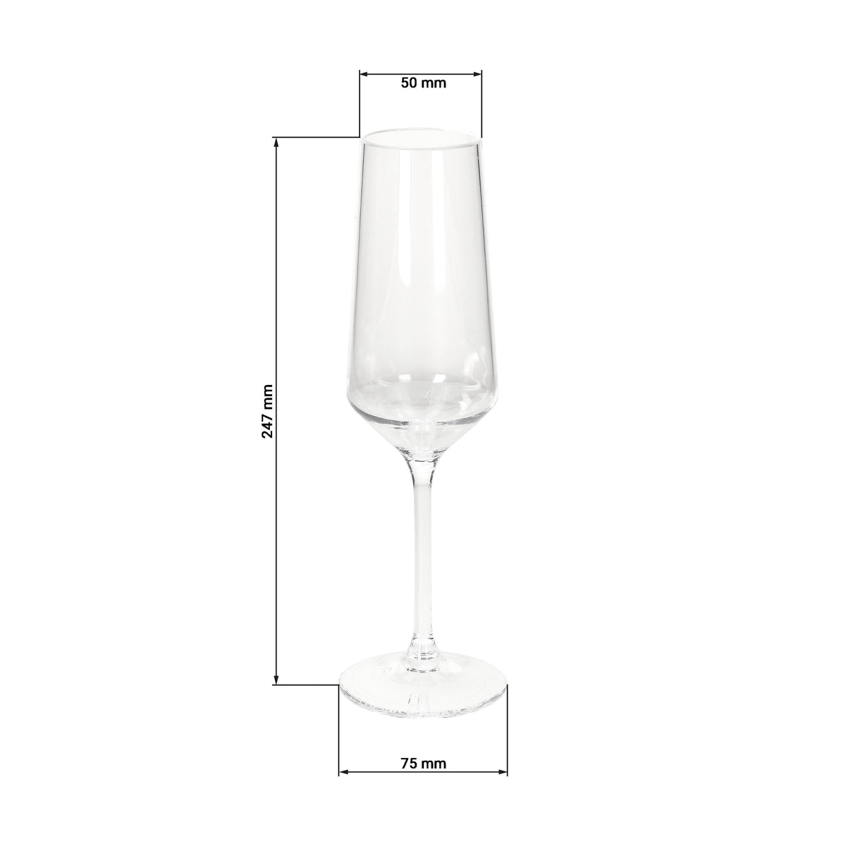 Sektglas „Vista“ als Werbeartikel mit Logo
