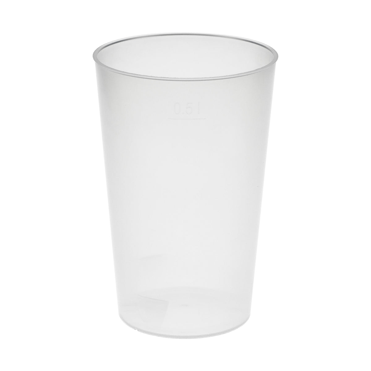 Trinkbecher „Vital“, 500 ml mit Deckel und Strohhalm als Werbeartikel mit Logo