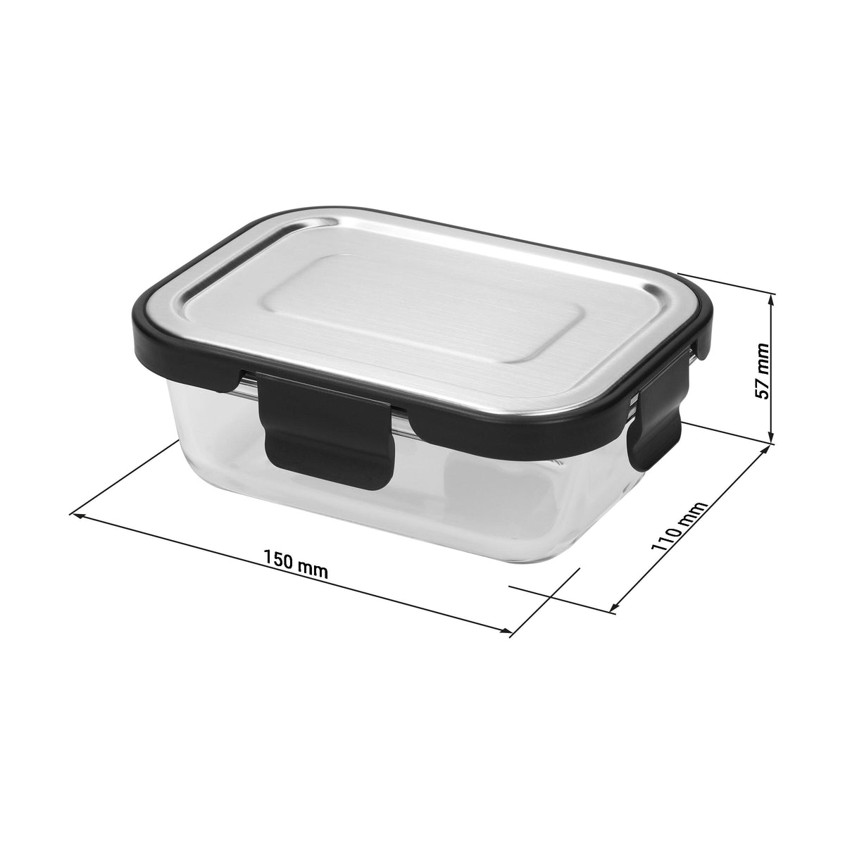 Glasbox „LOKA“, 370 ml als Werbeartikel mit Logo