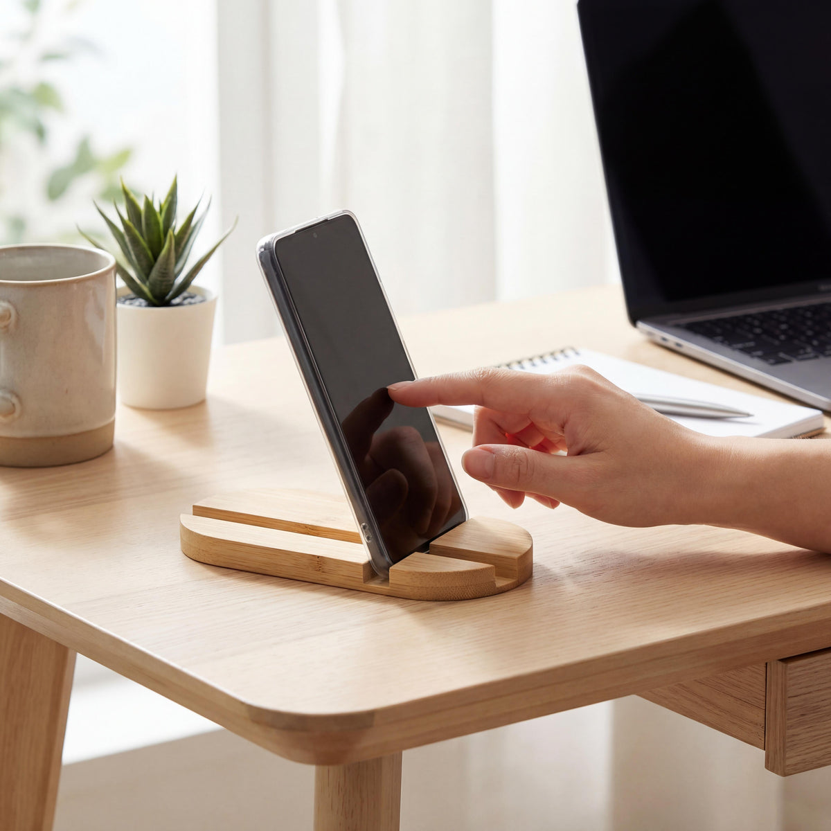 Smartphone-Halter „Elbo“ als Werbeartikel mit Logo