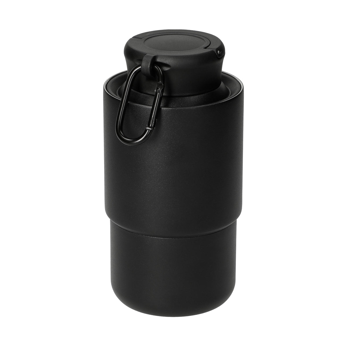 Edelstahlbecher mit Karabiner „Trail“ als Werbeartikel mit Logo