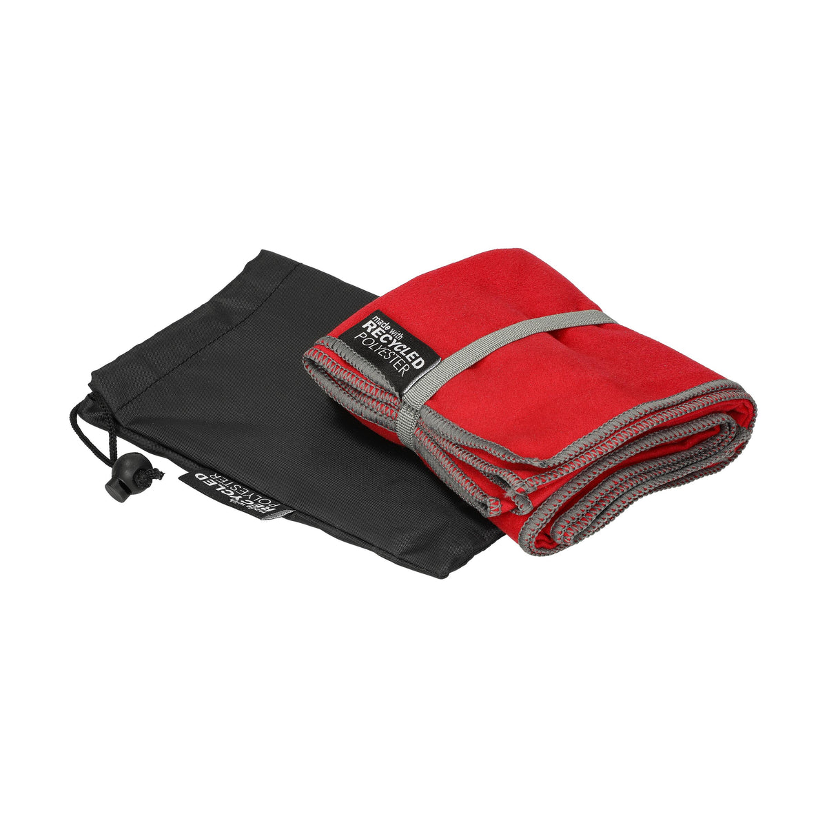 RPET Handtuch „Active Dry“, groß als Werbeartikel mit Logo