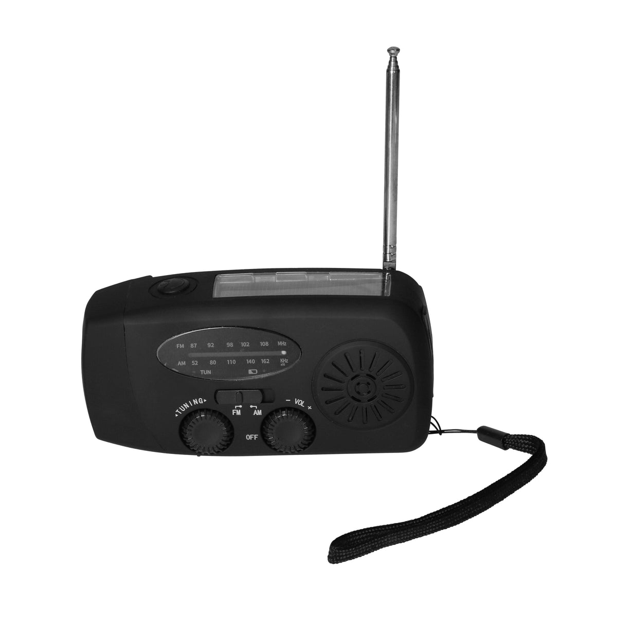 Kurbelradio mit Taschenlampe „Volt“ als Werbeartikel mit Logo