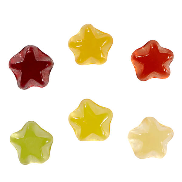 Fruchtgummi STANDARD-Formen 15 g im konventionellen Tütchen – Sternchen