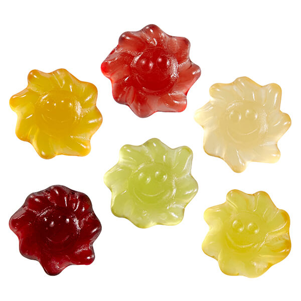 Fruchtgummi STANDARD-Formen 10 g im kompostierbaren Tütchen – Sonne