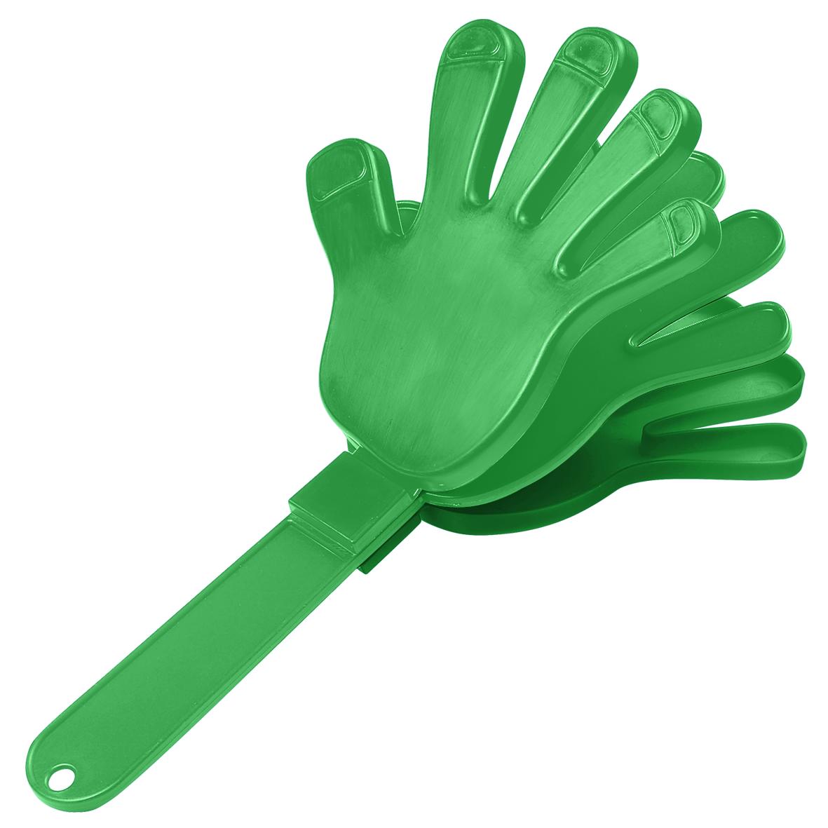 Klapper „Hand“, einfarbig als Werbeartikel mit Logo