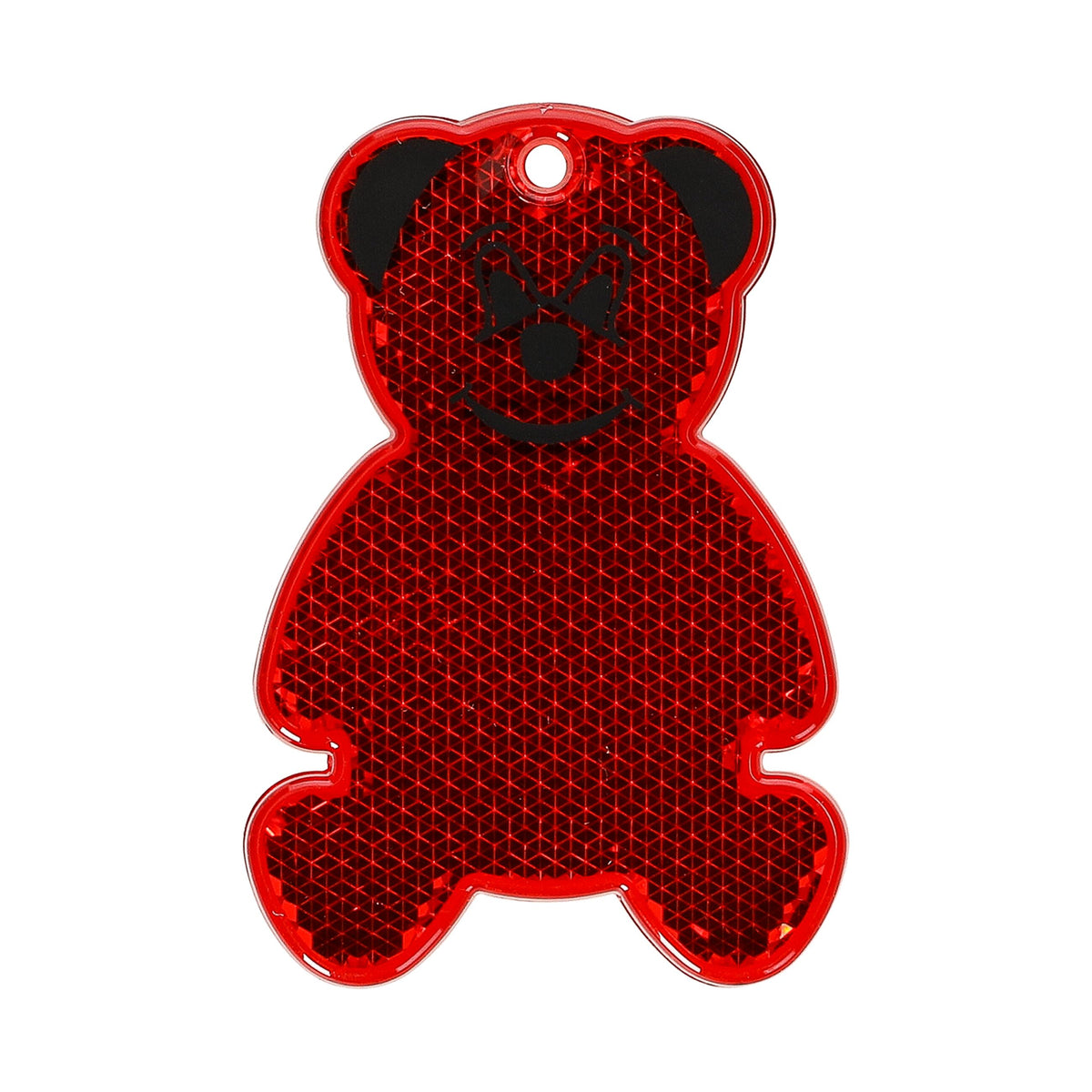 Reflektor „Bär“ – Transparent-rot