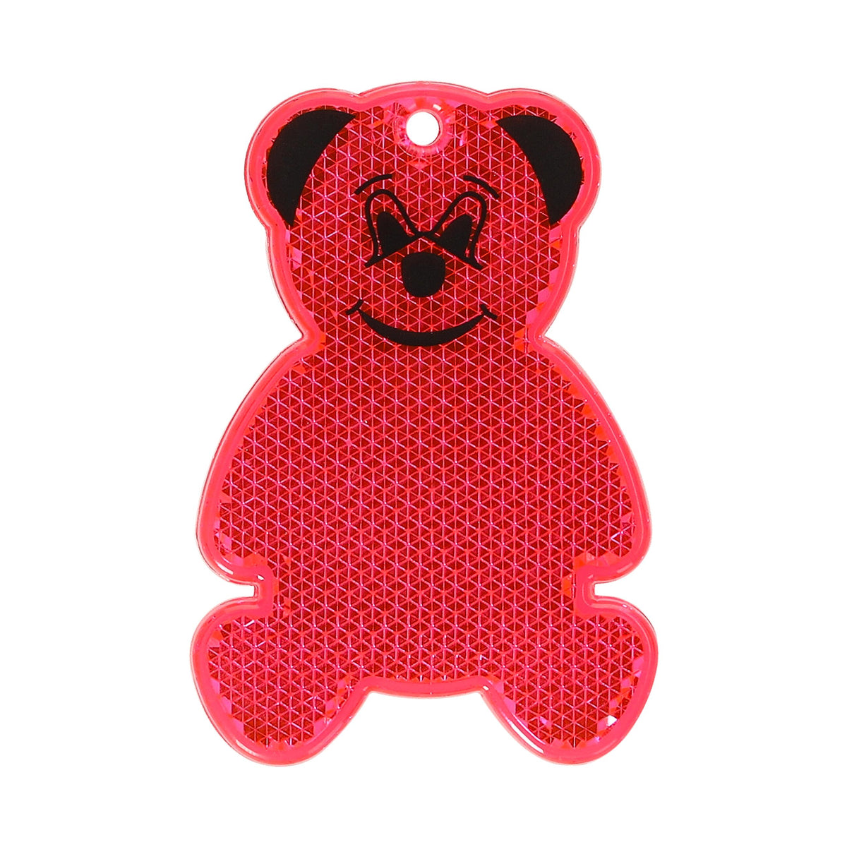 Reflektor „Bär“ – Transparent-pink